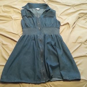 All denim dress